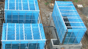 induced draft cooling tower